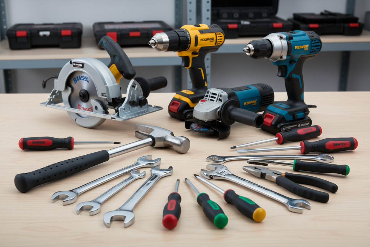 Handmatige en elektrische gereedschappen